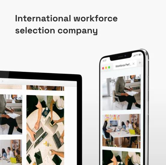 Workforce performance web app design